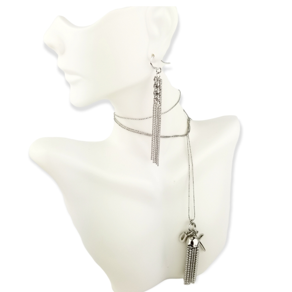 BR Hugs & Kisses Necklace & Earrings NWT